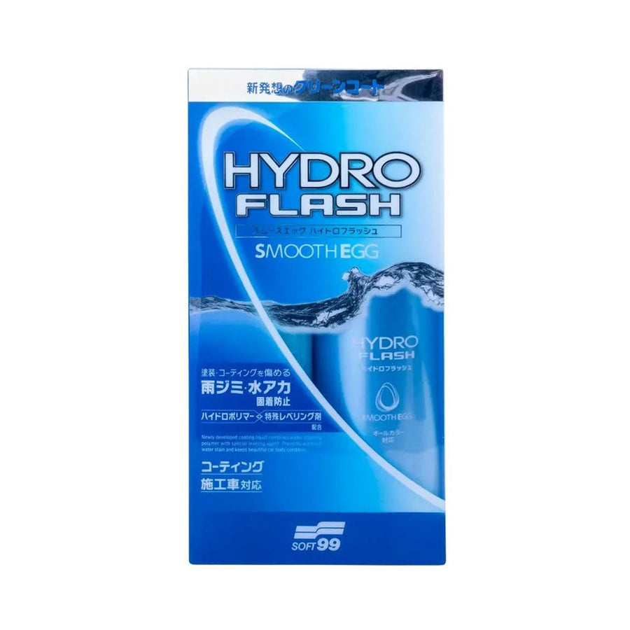 Soft99 SMOOTH EGG Hydro Flash — official Japanese retail packaging