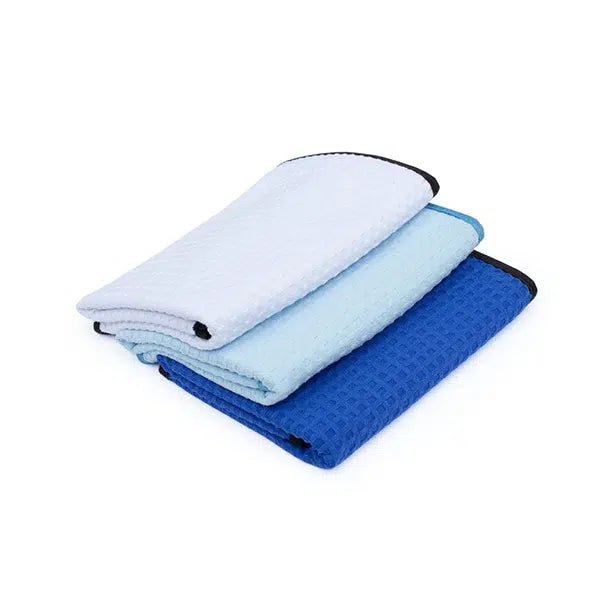 The Rag Company DRY ME A RIVER Waffle Weave Drying Towel - Alpha Details