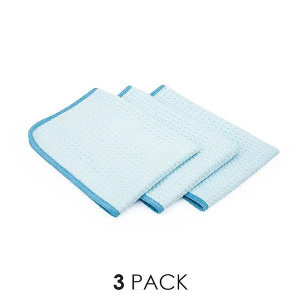 The Rag Company DRY ME A RIVER Waffle Weave Drying Towel - Alpha Details