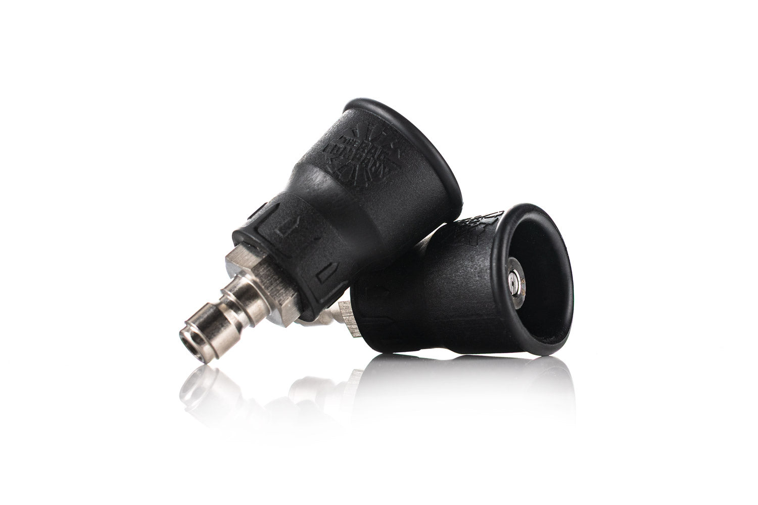 Two Ultra H2O 40 degree spray nozzles showing the marked orifice size and spray angle
